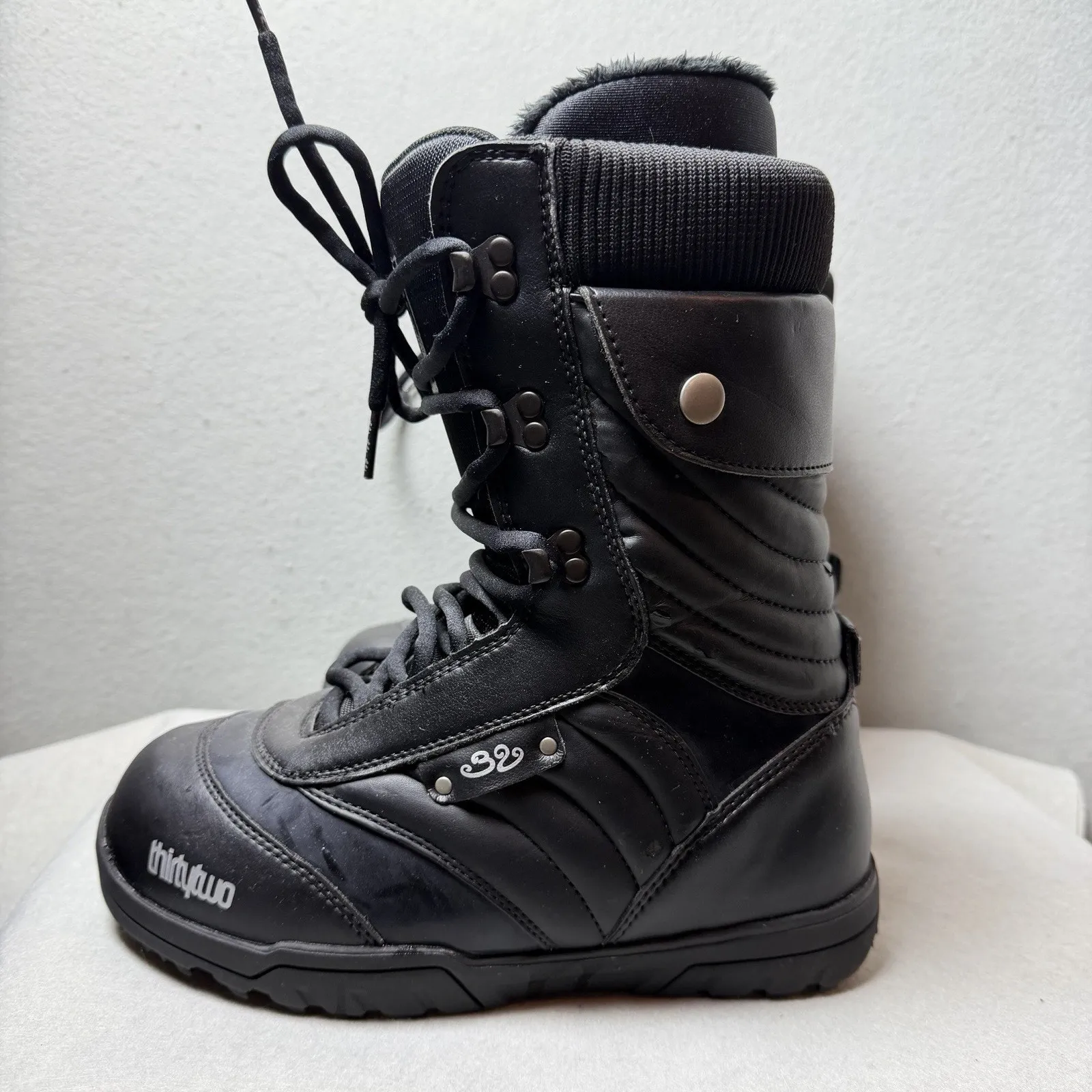 Thirty Two Exus Snowboard Boots Lace Up Black US Women’s Size 10 Men’s 8.5 - Image 7