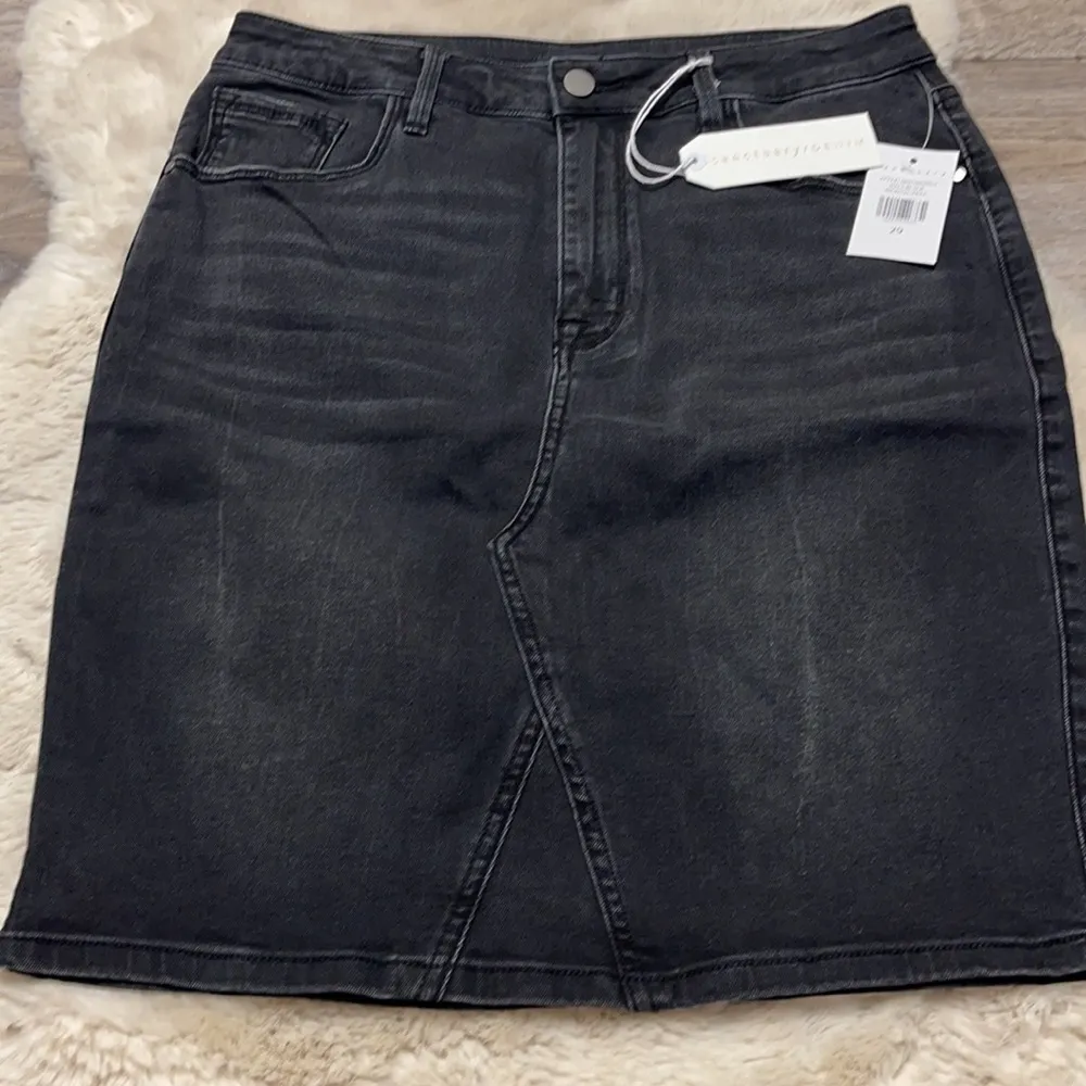 Sanctuary Denim Black Skirt Size 29 (8) - Image 6
