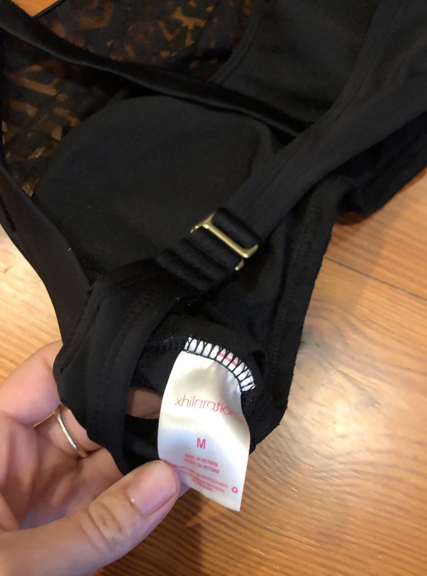 Black High Neck Mesh Bikini Top - Image 4