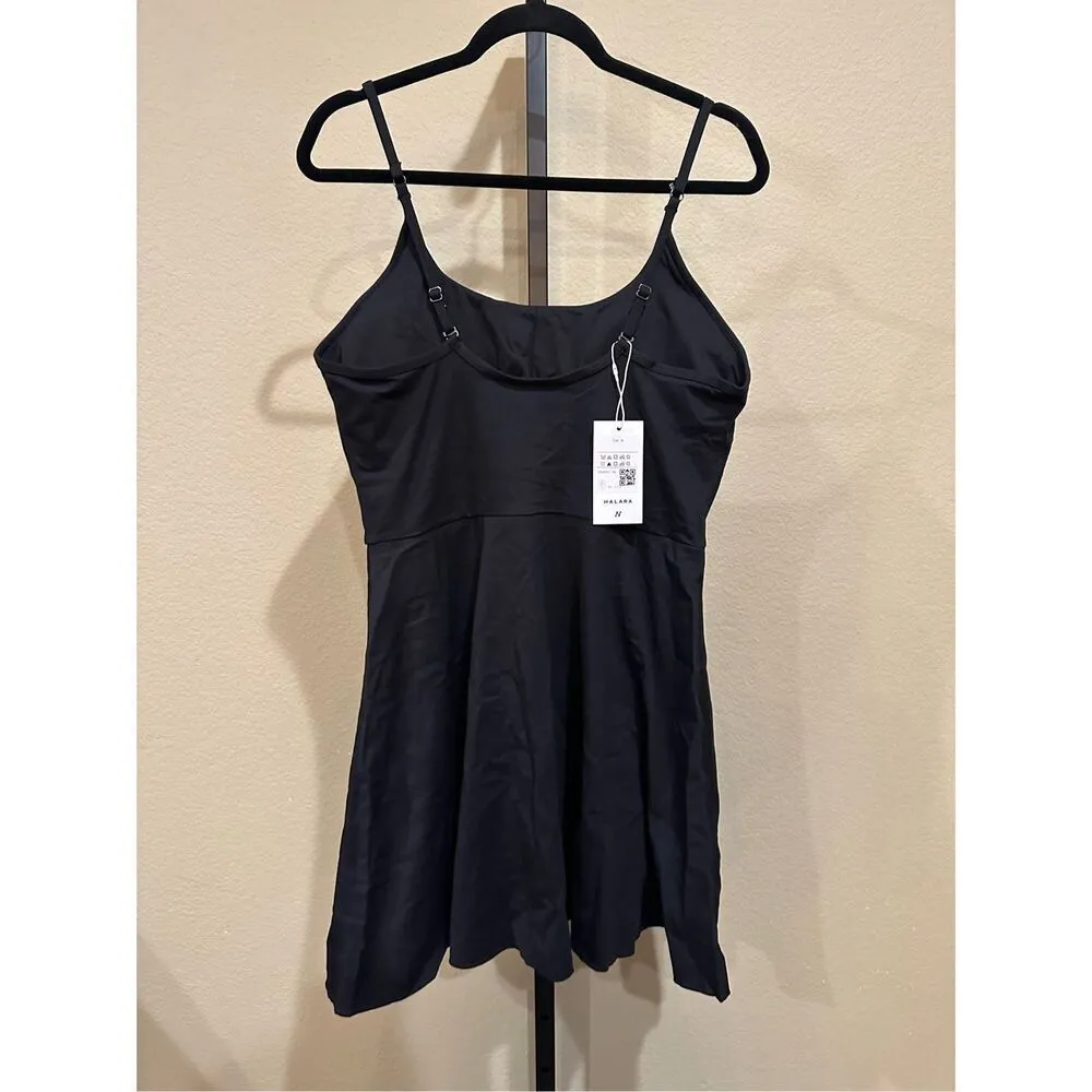 Size XL Halara Softlyzero Plush Backless Adjustable Strap 2-in-1 Pocket Mini Sli - Image 4