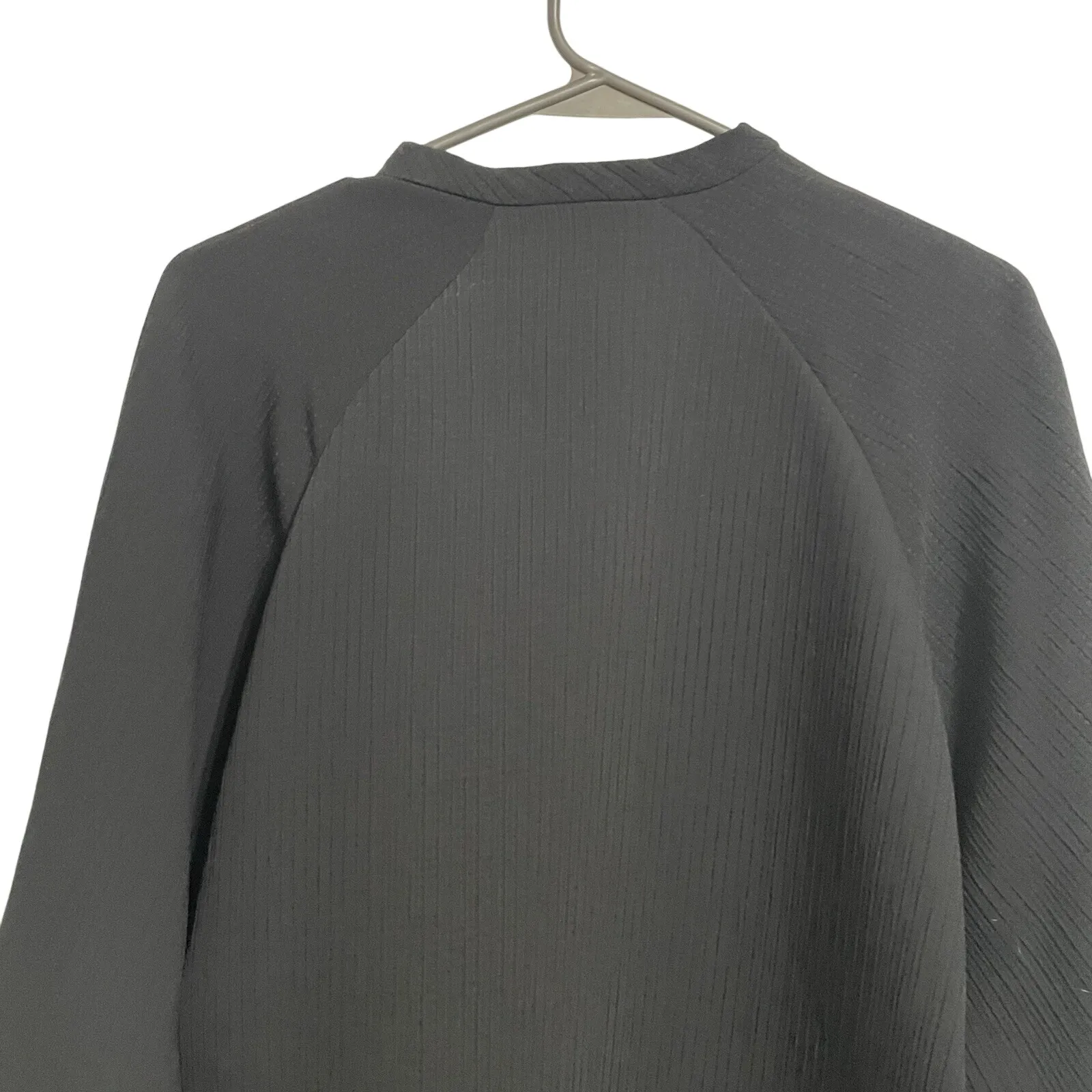 ZARA  Oversized Pullover Medium Black Blouse Business‎ Casual Office - Image 8