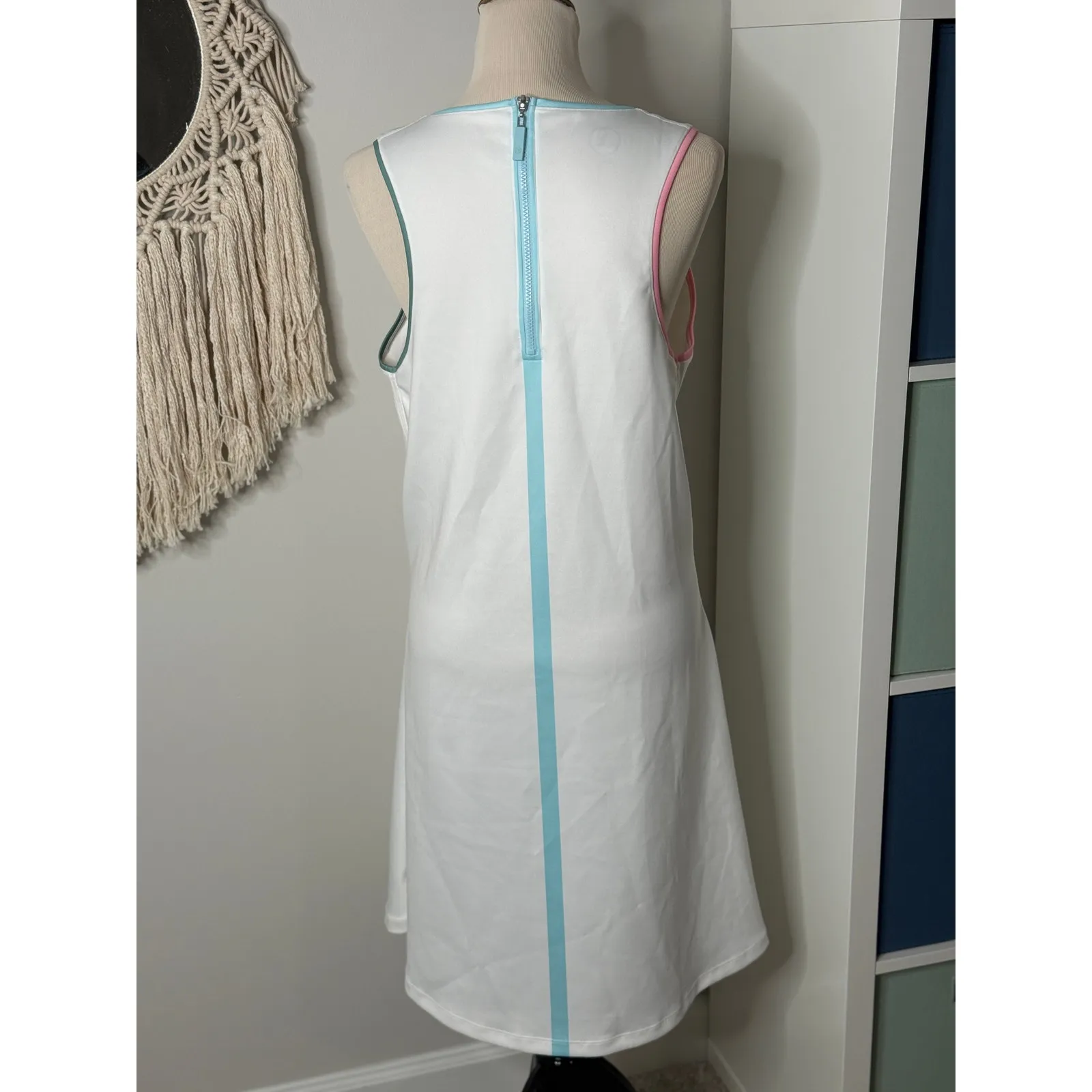 Addison Bay Women's White Ocean Reef Lightweight Active Tennis Dress XL NWT - Image 3