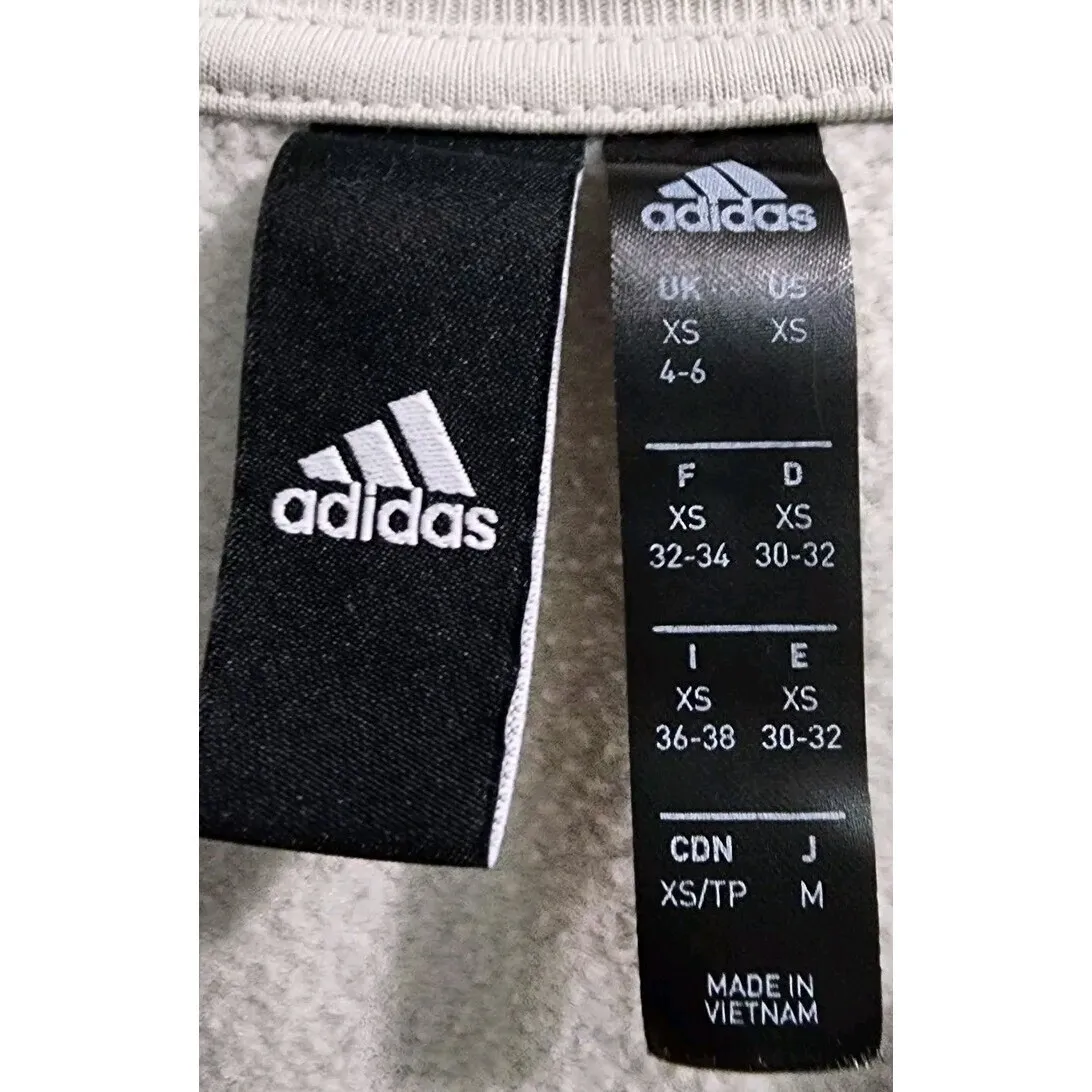 Adidas ‎ Sweatshirt Pullover Athleisure 3-Stripe Long Sleeve XS - Image 2
