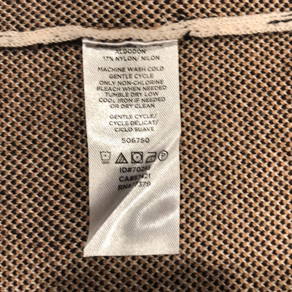 Ann Taylor Factory Cheetah Print Sweater Cardigan Size M Black Size M - Image 7