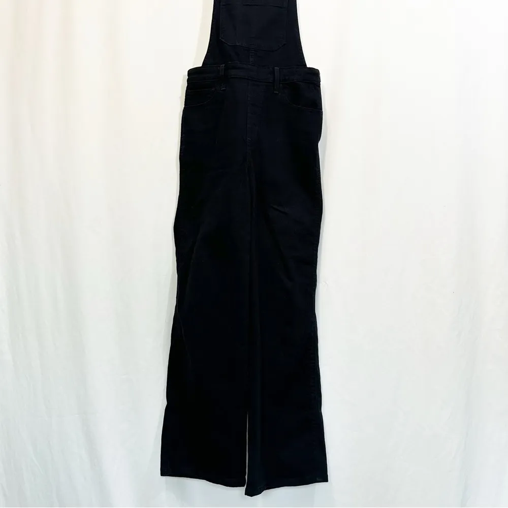 Levi's  Premium Ribcage Wide Leg Denim Jean Overalls in Black - Image 6
