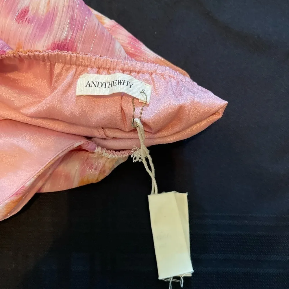 Andthewhy pink chiffon halter tiered dress. NWT - Image 7