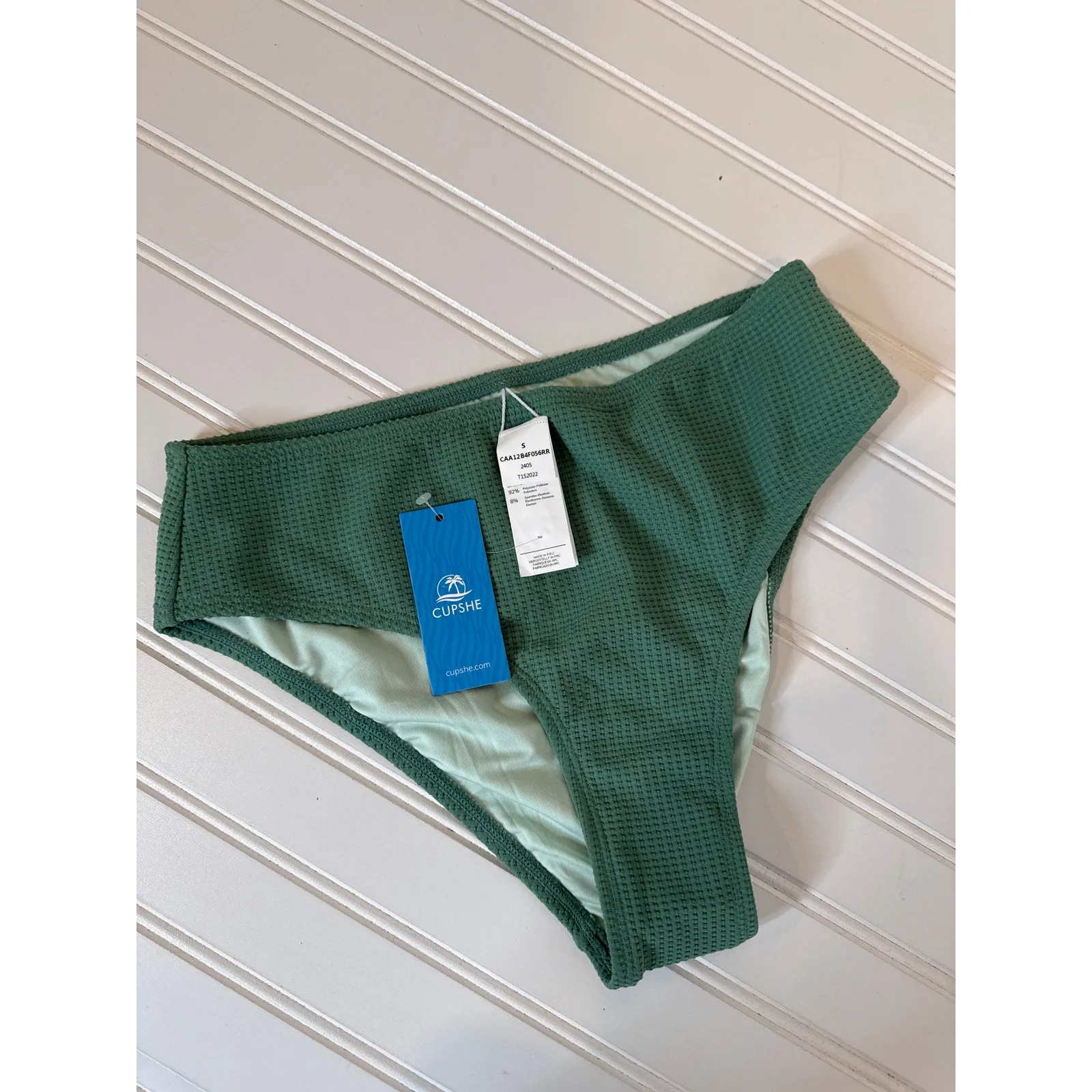 NWT Cupshe LOT OF 3 Bikini Bottoms - Colorblocked Swim Surf Paddle Bundle Sz S - Image 6