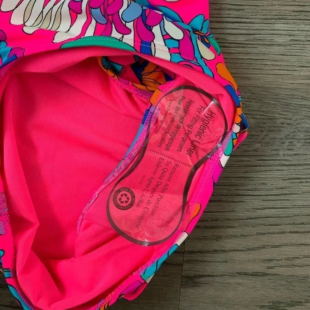 Kate Spade Sea Garden One Piece Underwire Swimsuit - Size S - Radiant Pink - NWT - Image 7