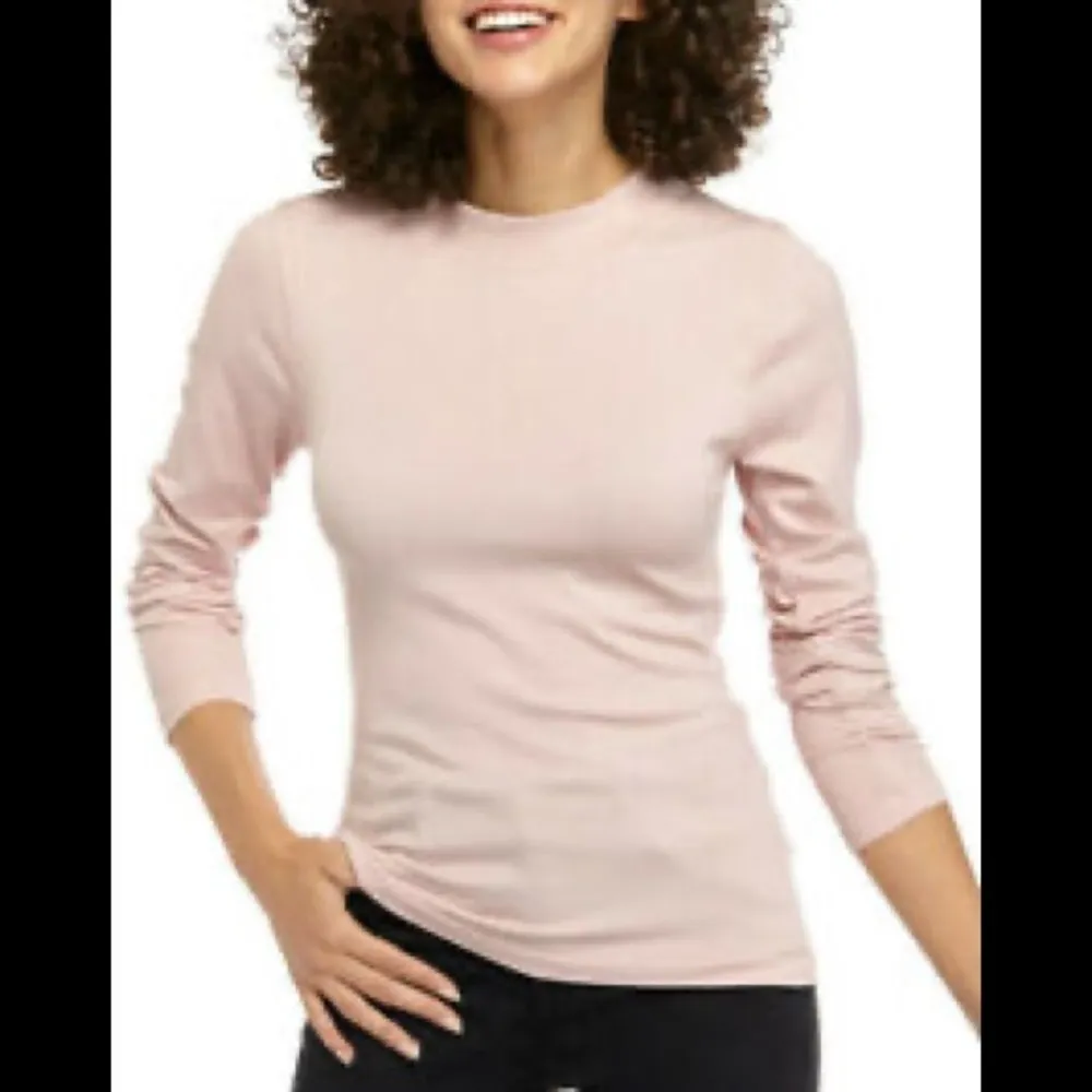 Free People Blush Pink Long Sleeve Medium Top - Image 3