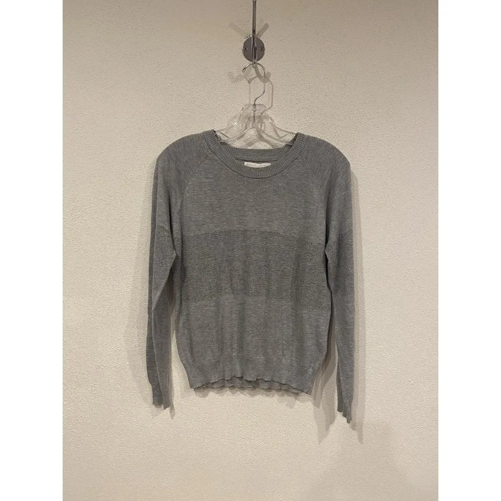 Spiritual Gangster On The Go Sweater Womens Medium Gray Crewneck Knit Pullover - Image 2
