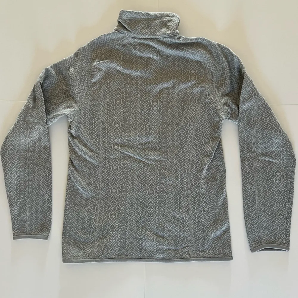 Patagonia Women’s Better Sweater ¼ Zip Fleece Frozen Jaquard Salt Grey Medium - Image 7