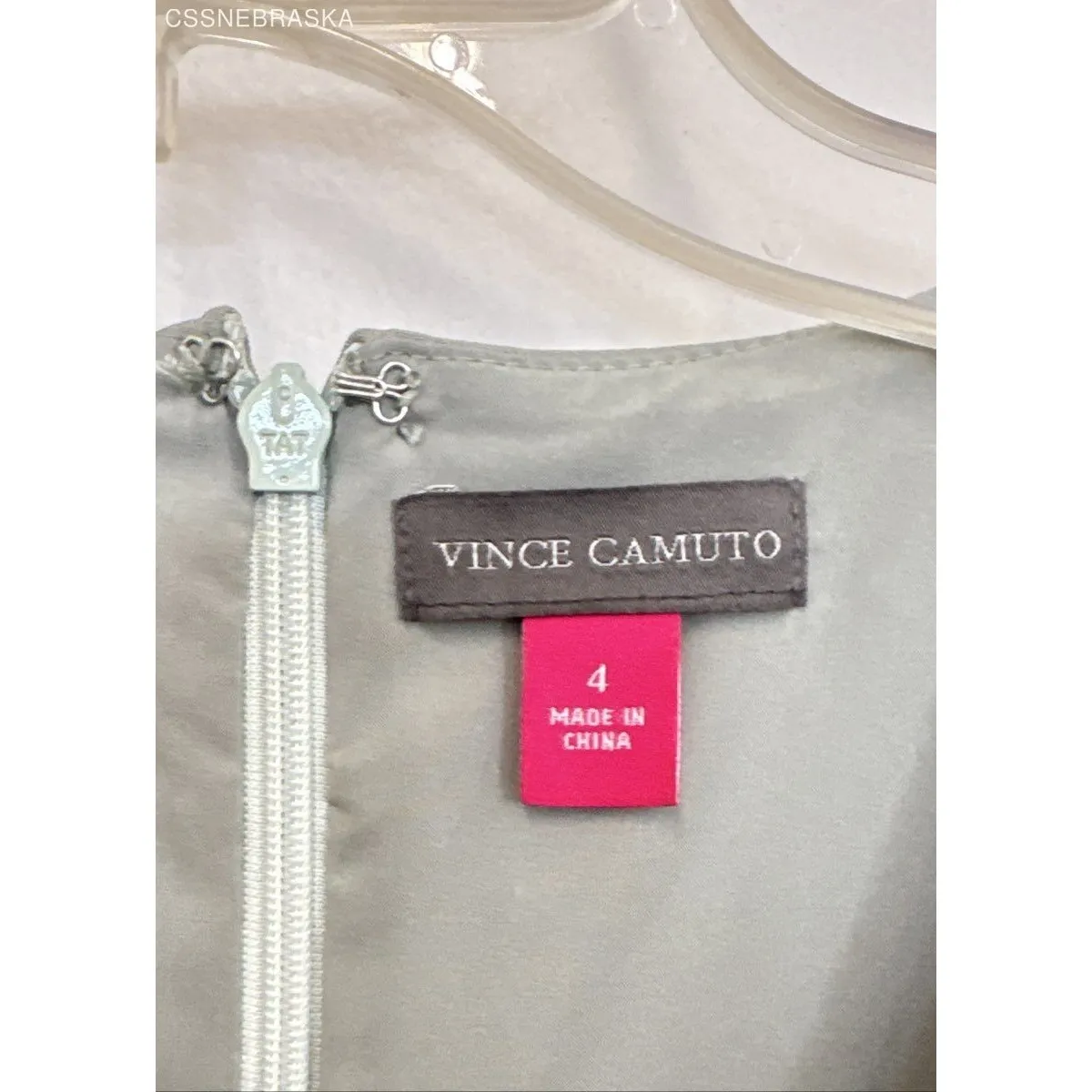 Vince Camuto Ethereal Dawn Smoked Sage Green Sleeveless Jumpsuit - Size 4 - Image 6