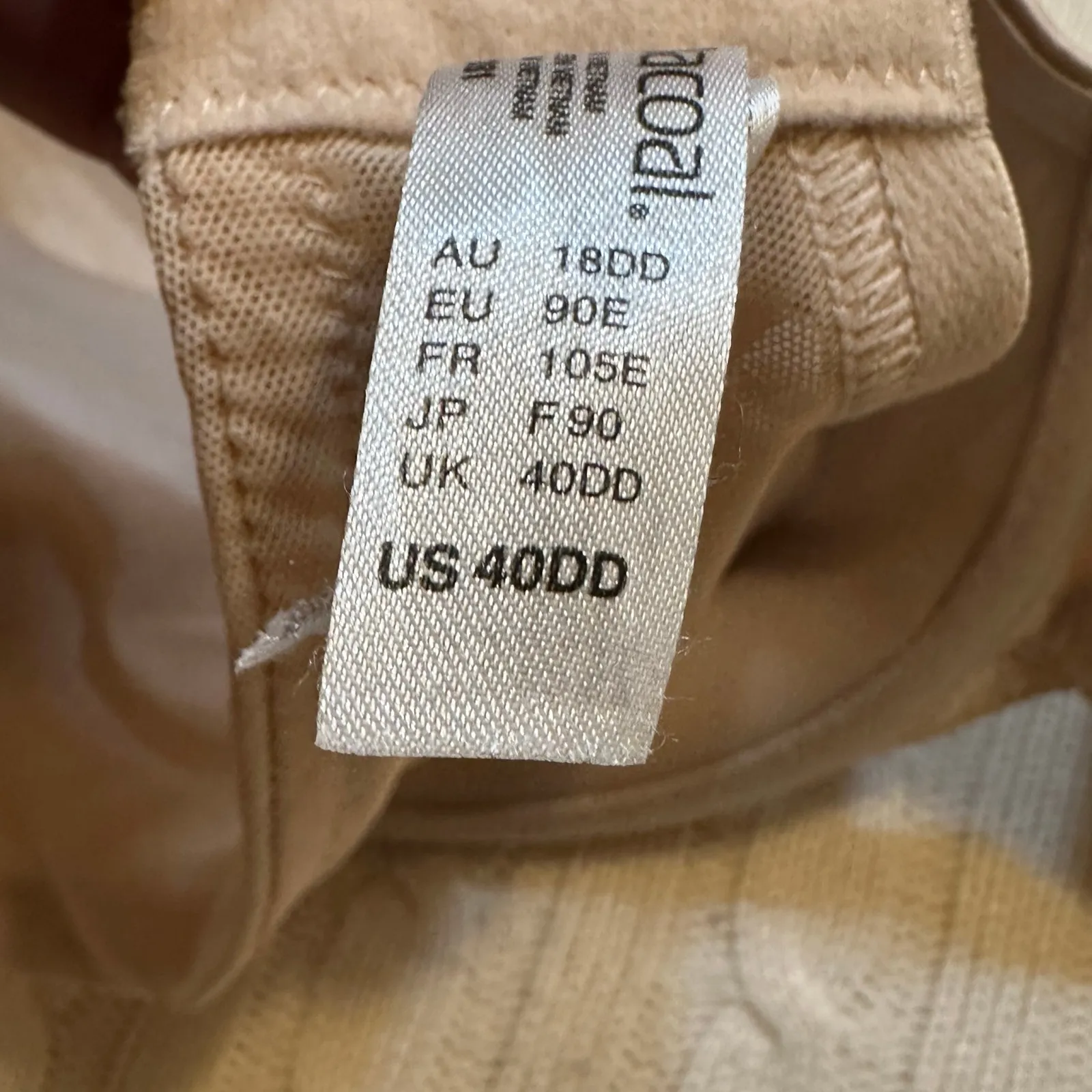 Wacoal Ultimate Side Smoother Bra sz 40DD Wacoal 853281 - Image 4