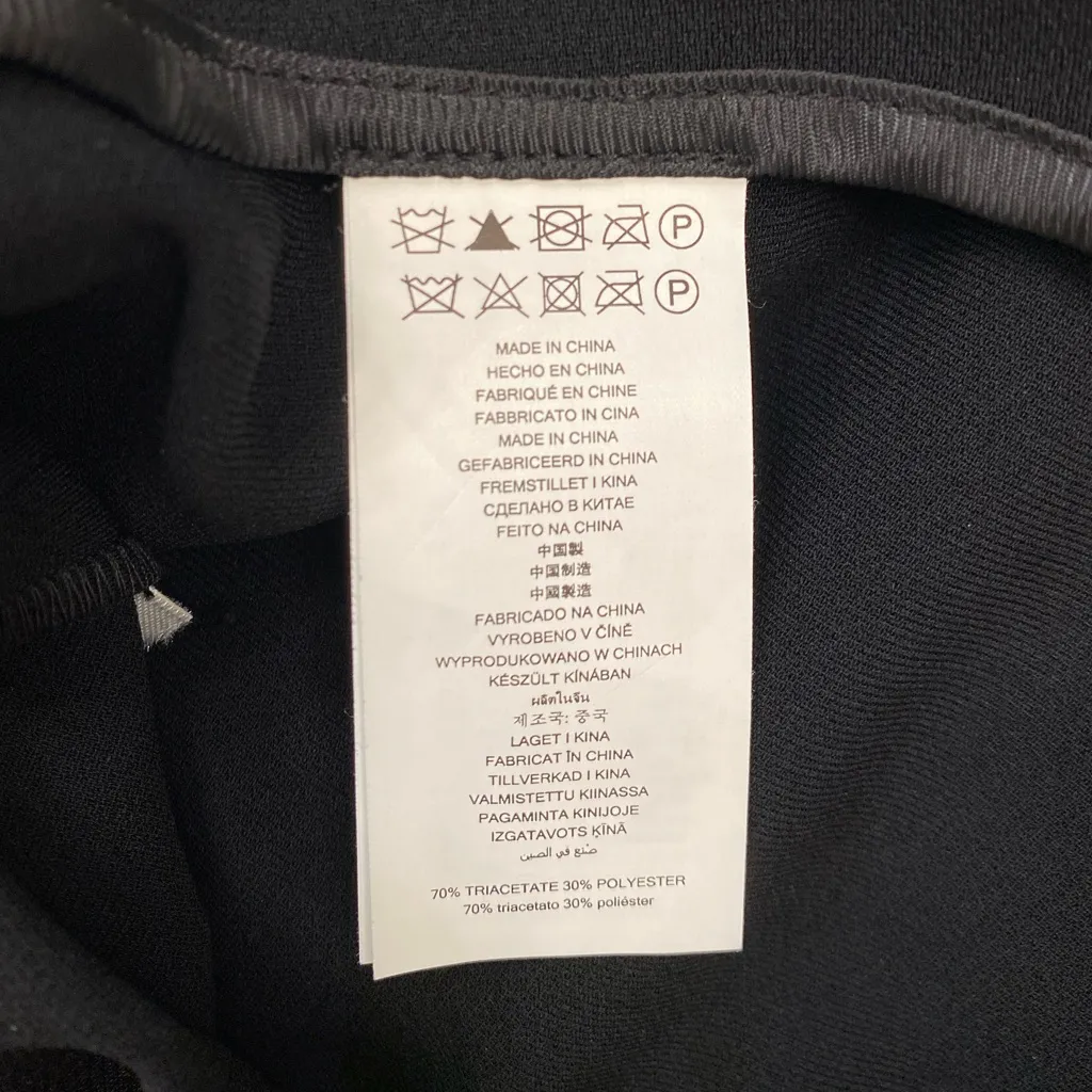 Michael Kors Paperbag-Waist Pleated Culottes black size 8 - Image 6