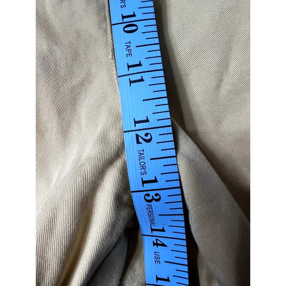 Lauren Ralph Lauren Cropped Wide Leg Jeans Yellow High Waisted Size 14 Lagenlook - Image 8