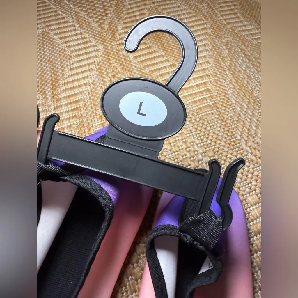 Ombré Pink & Purple Women's Stretchy Water Shoes, Swim, Size US L, NWOT Size L - Image 2