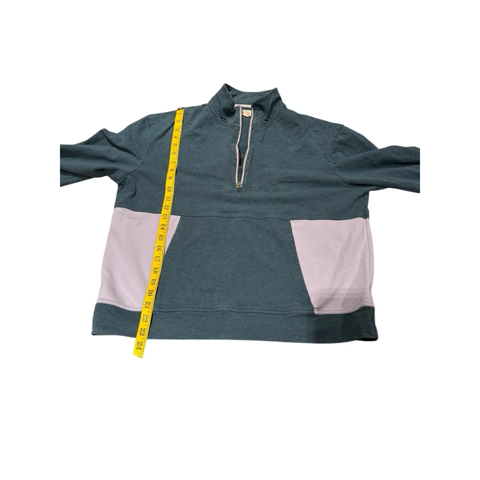 PACT Organic Cotton The Studio Quarter Zip Pullover Sweatshirt Women's Size XL - Image 5