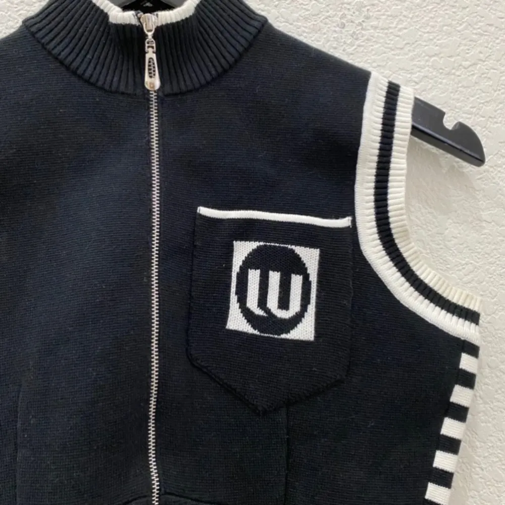 ZOEY. W Los Angeles Black & White Knit Bodysuit Romper Size S - Image 9