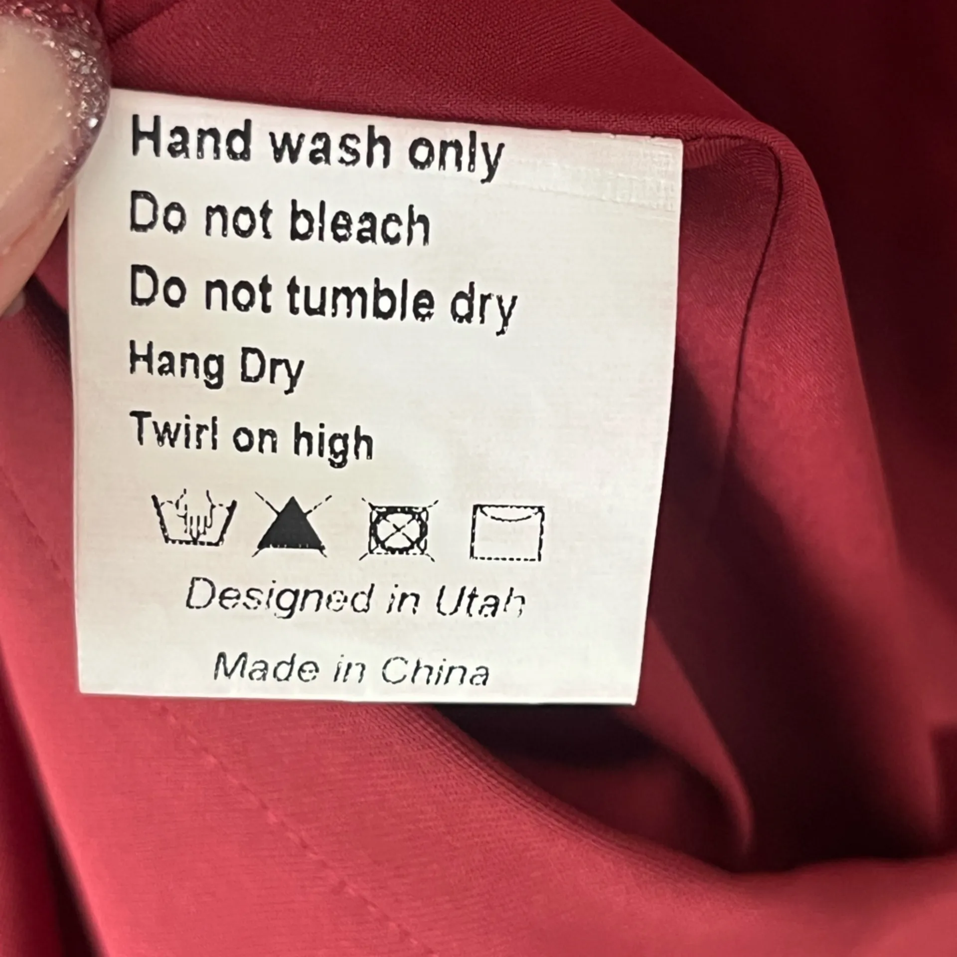 Jessakae grace dress red burgundy white 3X NWT - Image 13