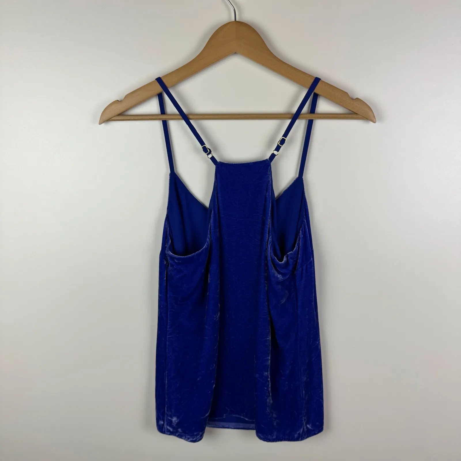 Lilly Pulitzer Dusk Velvet Tank Top in Beckon Blue Size XS Silk Blend Party Soft - Image 4