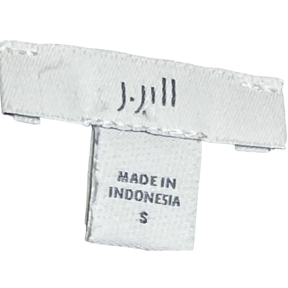 J Jill Women Cardigan Sweater V-Neck Front Button Long Sleeve Pockets Gray Small - Image 6