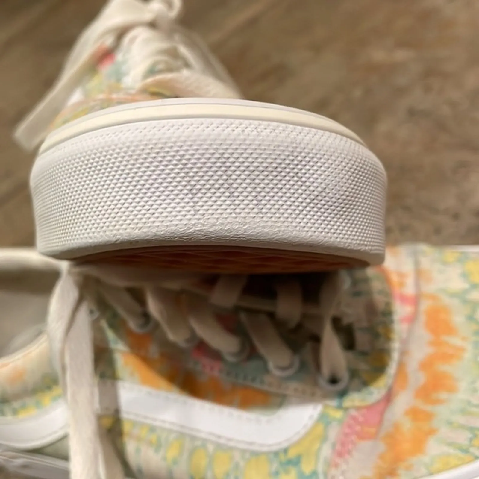 Vans Ward Lo Psychedelic Pastel Tie Dye Low Top Sneaker Shoes Womens Size 8.5 - Image 8