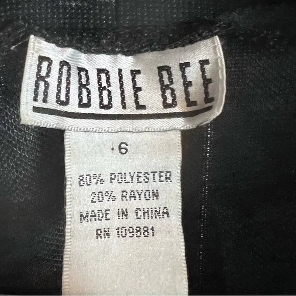 Vintage Robbie Bee turtleneck polka dot sweater dress size 6 - Image 4