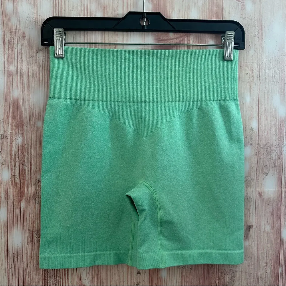 SheIn  Mint Green Seamless Two Piece Shorts & Crop Top Set - Image 7