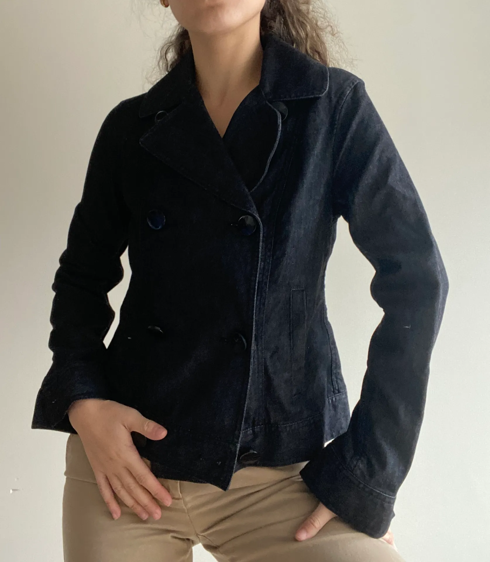 Black Denim Jacket NWT - Image 2