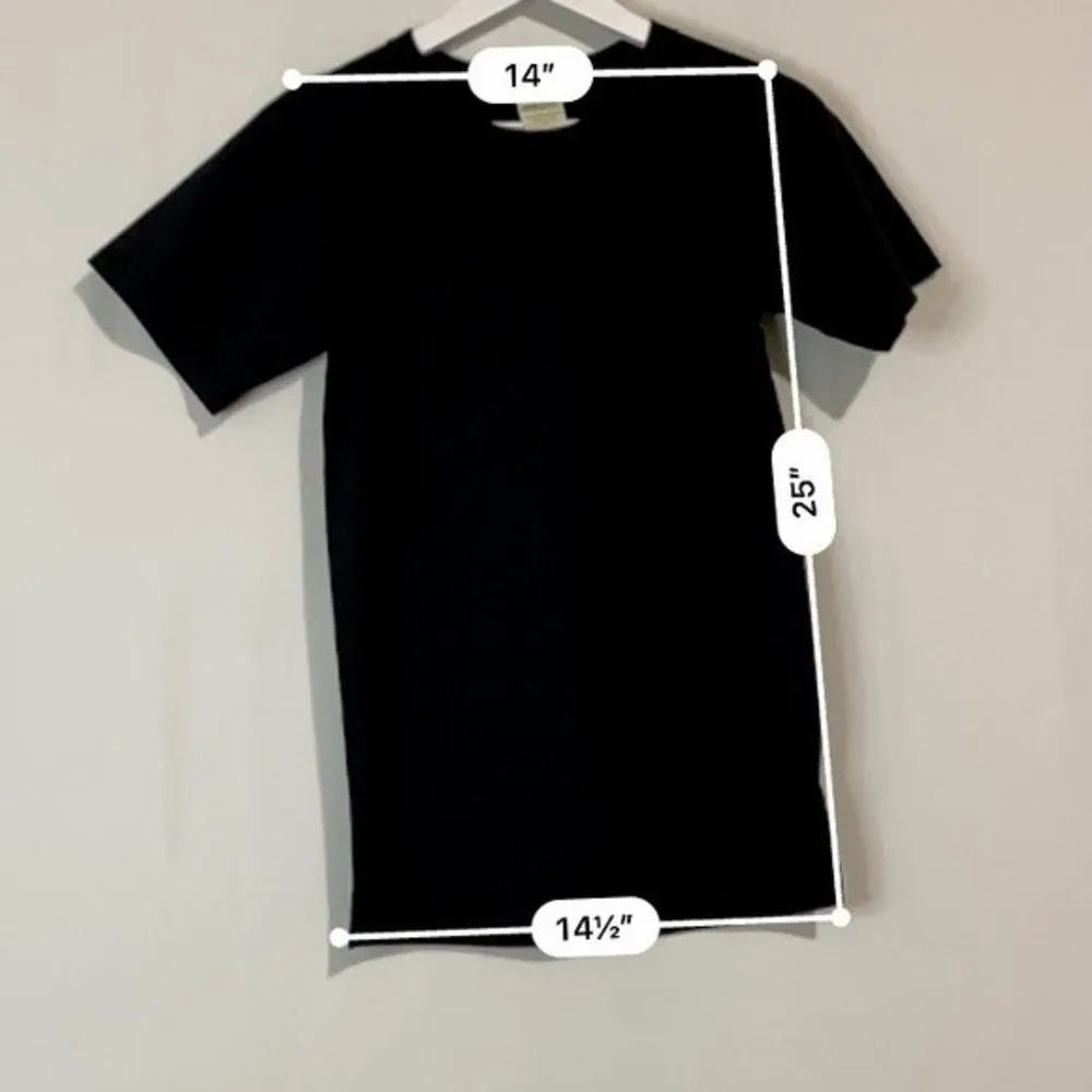 Anvil  Organic Women’s Basic Short Sleeve Crewneck Tee Shirt Black Size XS NWOT - Image 8