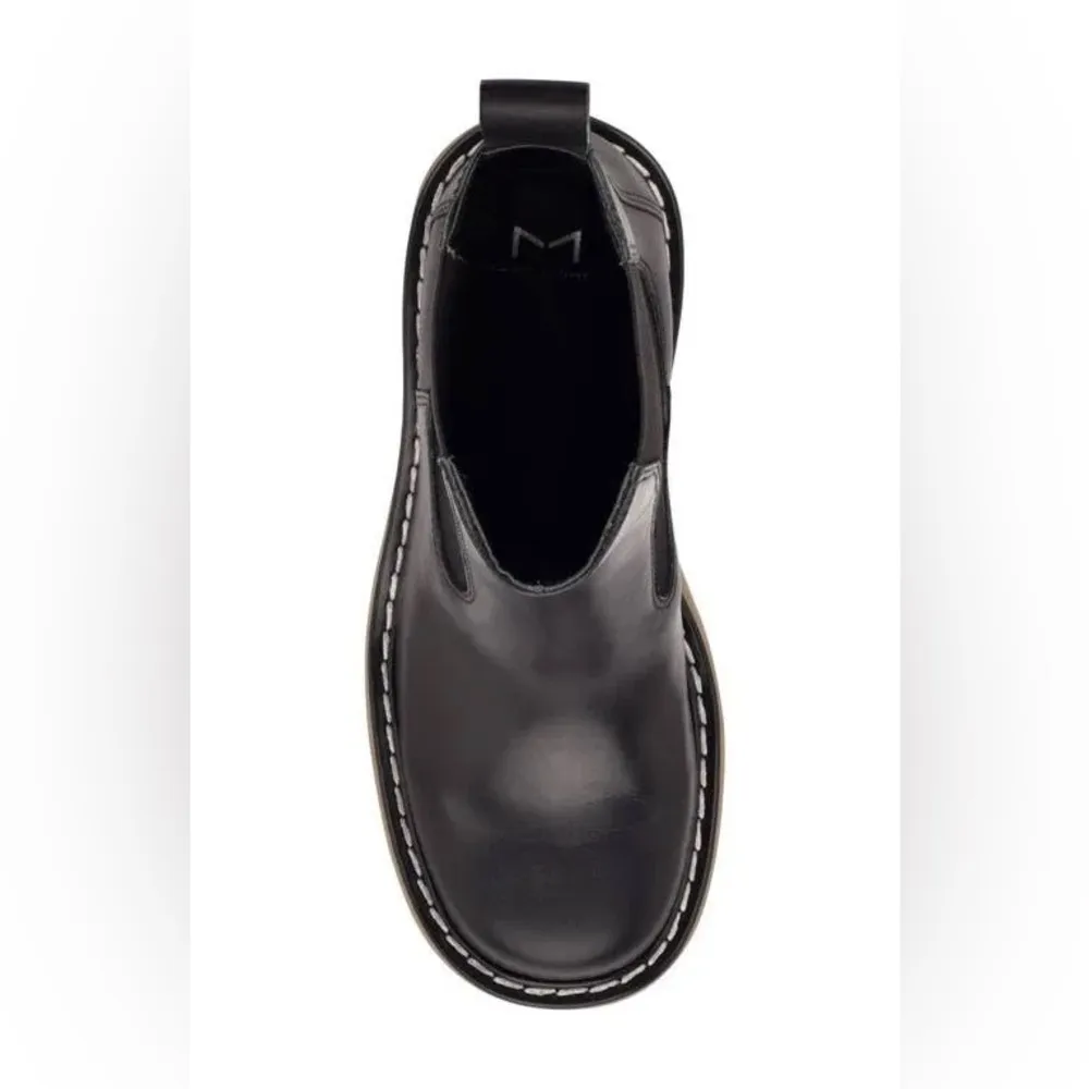 Marc Fisher LTD Fredy Mid Calf Booties, Black Size 11 New in Box $229 - Image 4