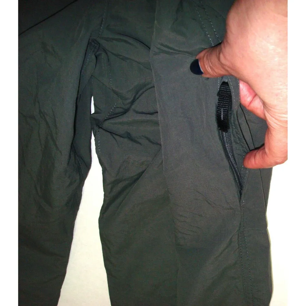 Womens 6 38 New NWT Columbia Capri Pants Pockets Gray UPF 50 Dark Silver Ridge - Image 6