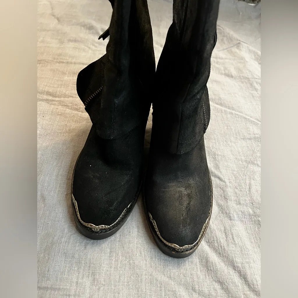 Zodiac black Knee-High Women's Boots - Image 4