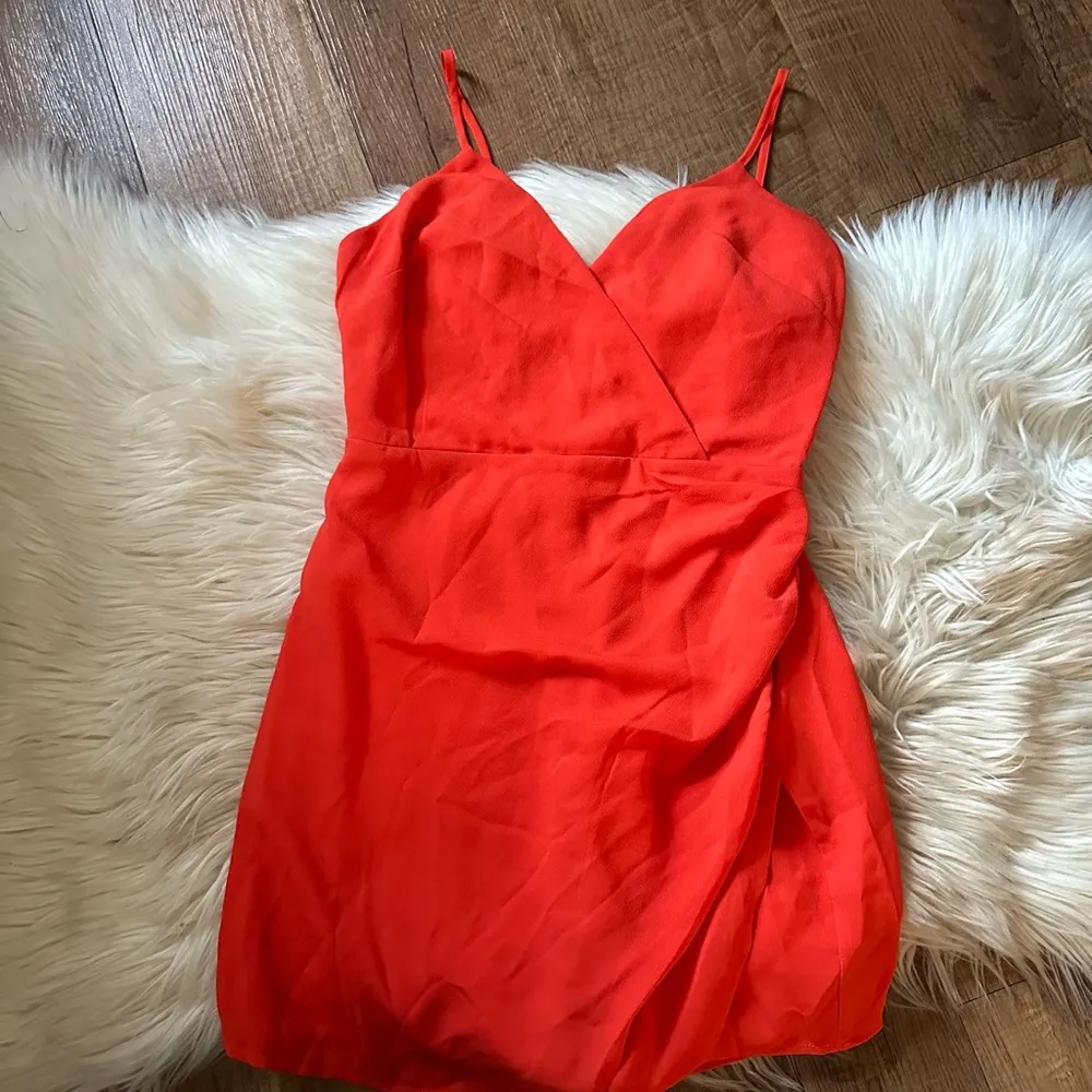 MORE TO COME Norah Wrap Romper In Red Size XS - Image 3