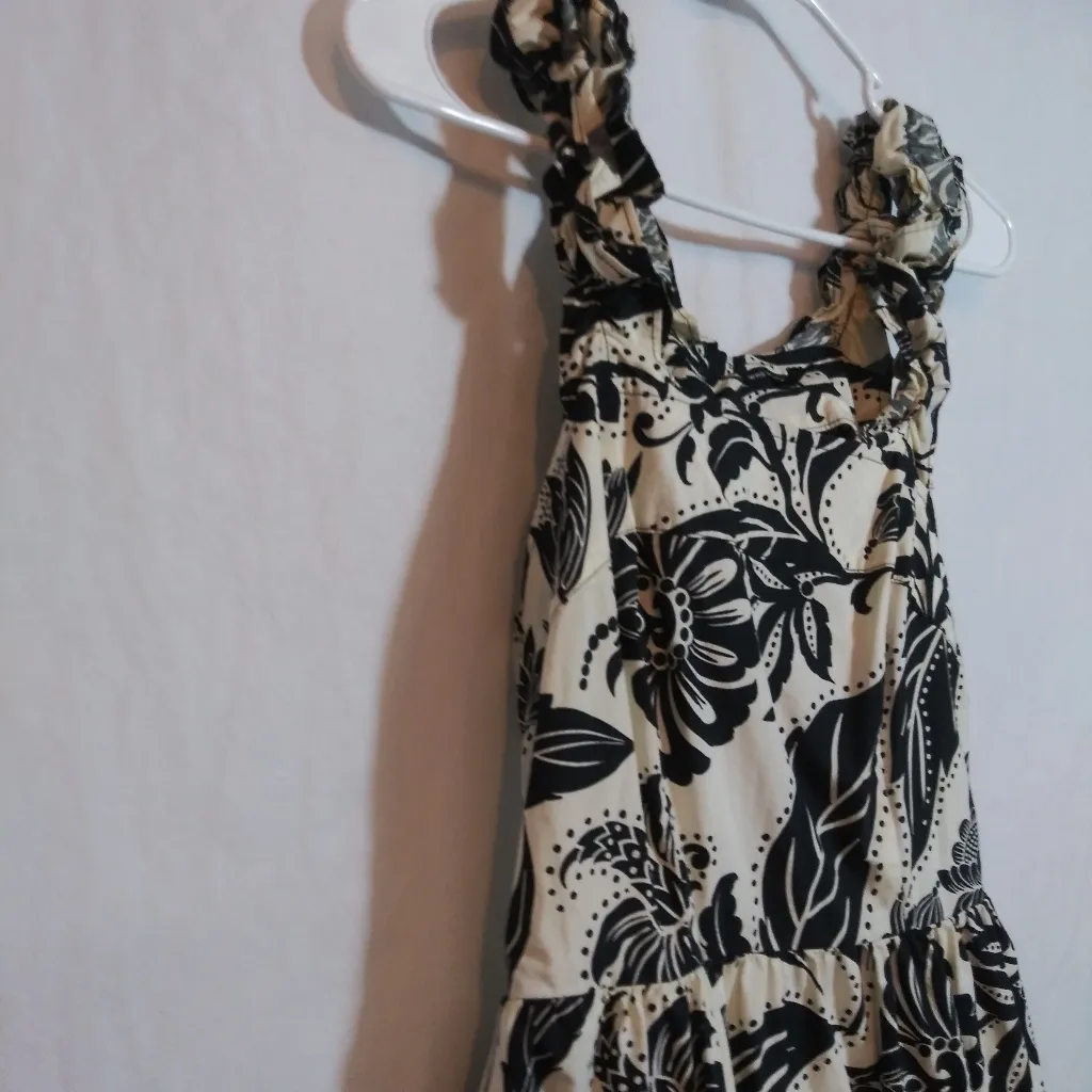 Who What Wear Floral Ruffle Tiered Mini Dress Party Beach Dinner Size Small - Image 3