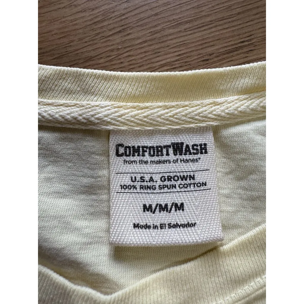 Shelly Cove Save the Turtles Yellow Long Sleeve Shirt Size Medium Comfort Wash‎ - Image 3