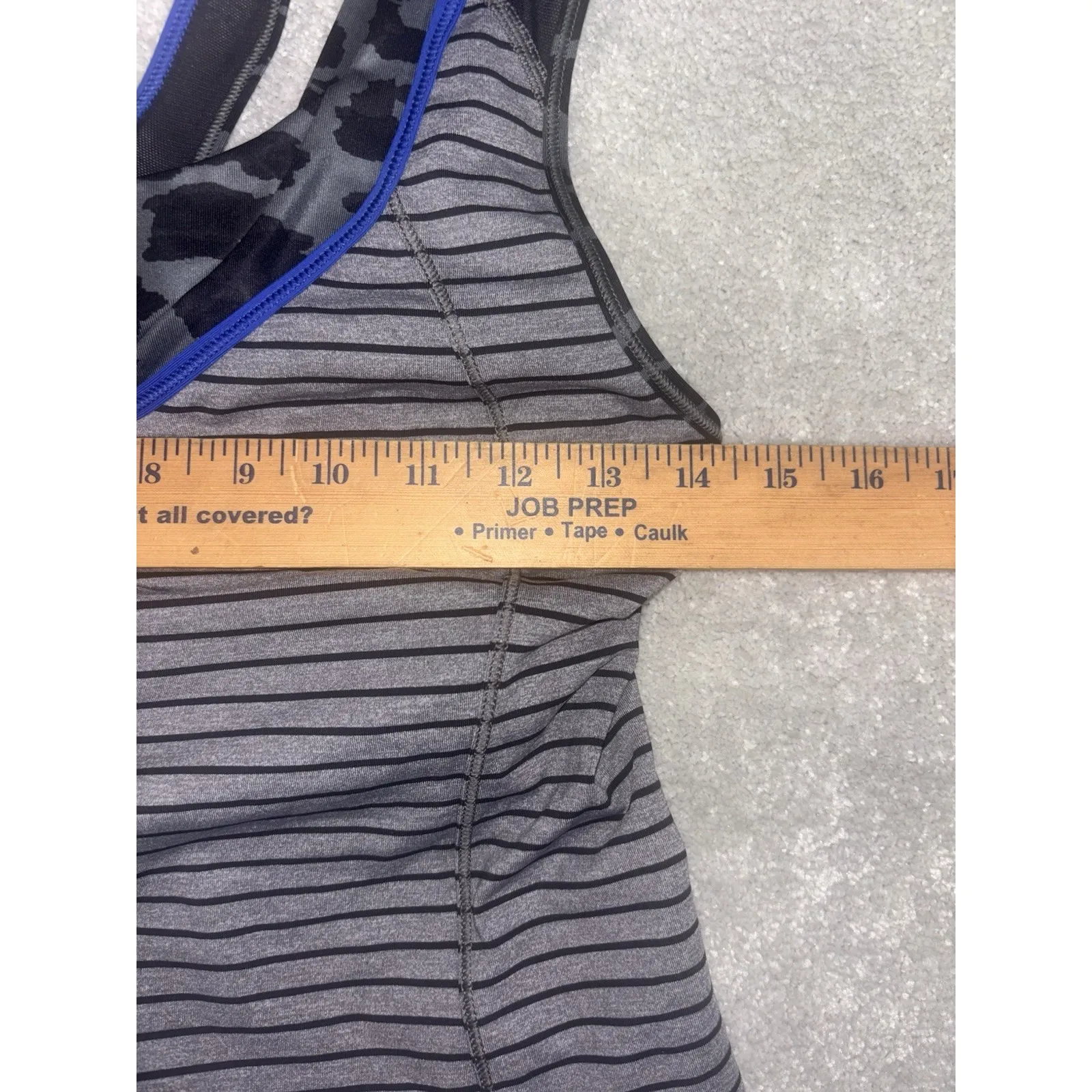 lululemon Super Sport Tank‎ parallel stripe cherry cheetah size 6 - Image 11