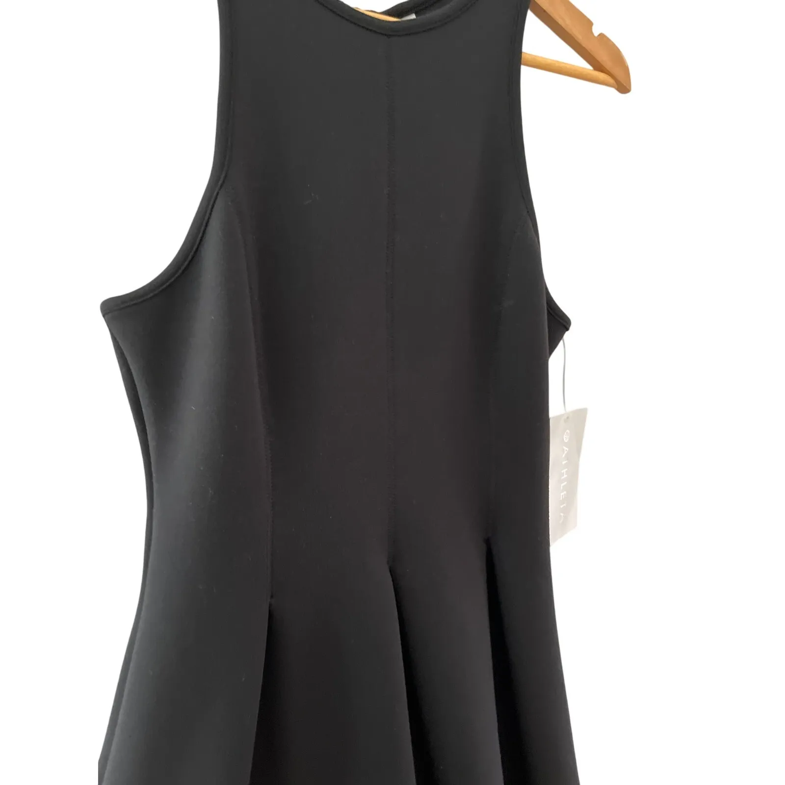 Athleta En Route‎ Luxe Black Stretch Scuba Dress Size Small - Image 10
