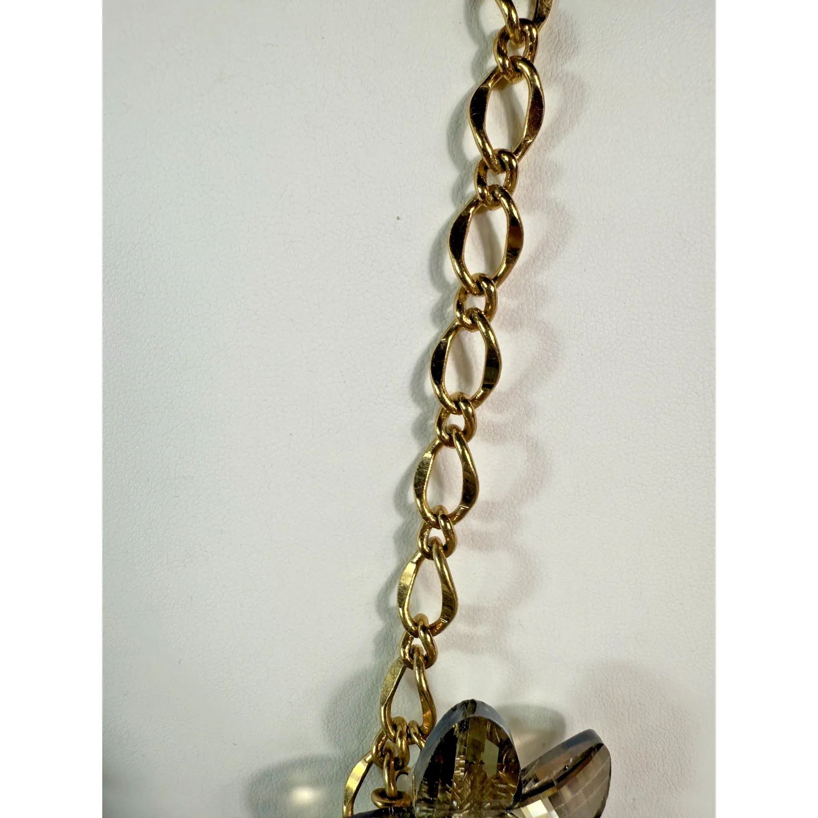 Kate Spade RARE Delacorte Floral Statement Necklace Faceted Petals 16-18" - Image 4