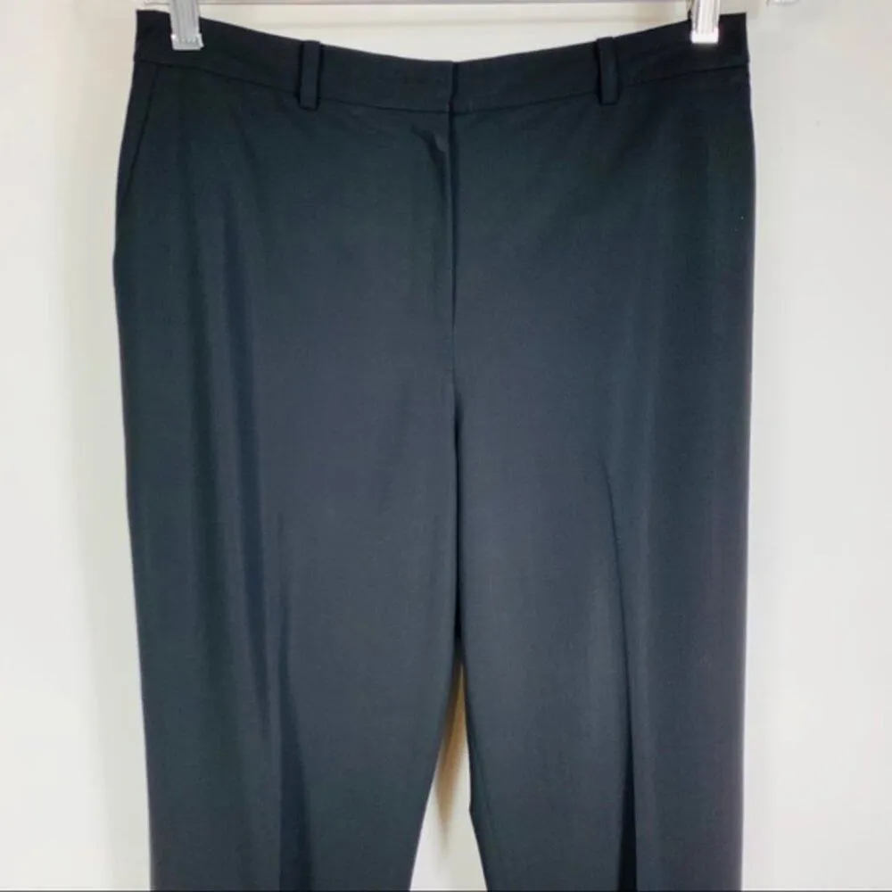 Vtg Casual Corner Wool Blend Dress Trouser Sz 8 Black - Image 6