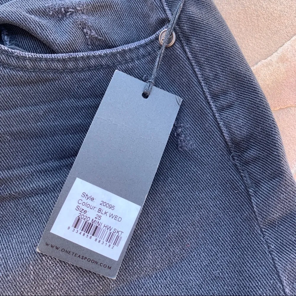 One Teaspoon  Denim Mini Skirt - Image 3