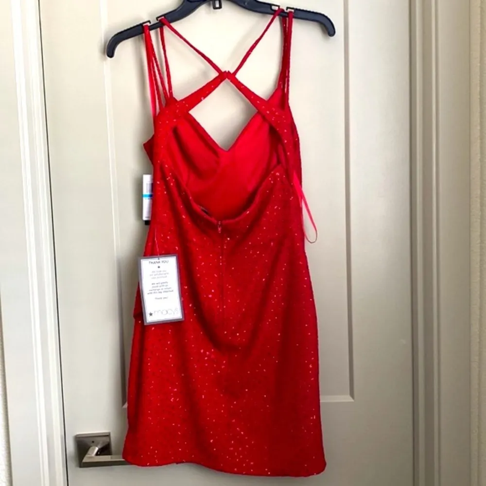 NWT City Studio Slim Red Dress Size undefined - Image 4