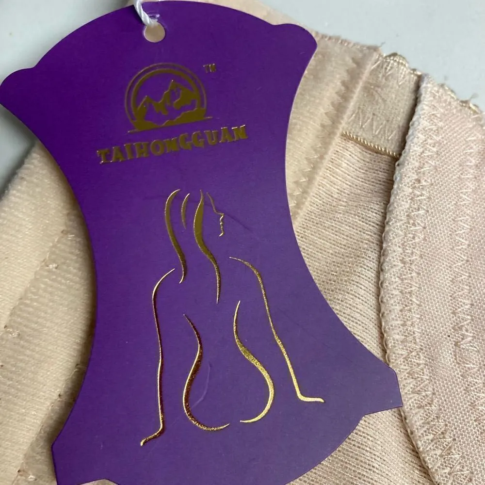TAIHONGGUAN Corset Girdle Body Cincher Body Shaper Tummy Slimming Size 2XL New‎ Tan - Image 5