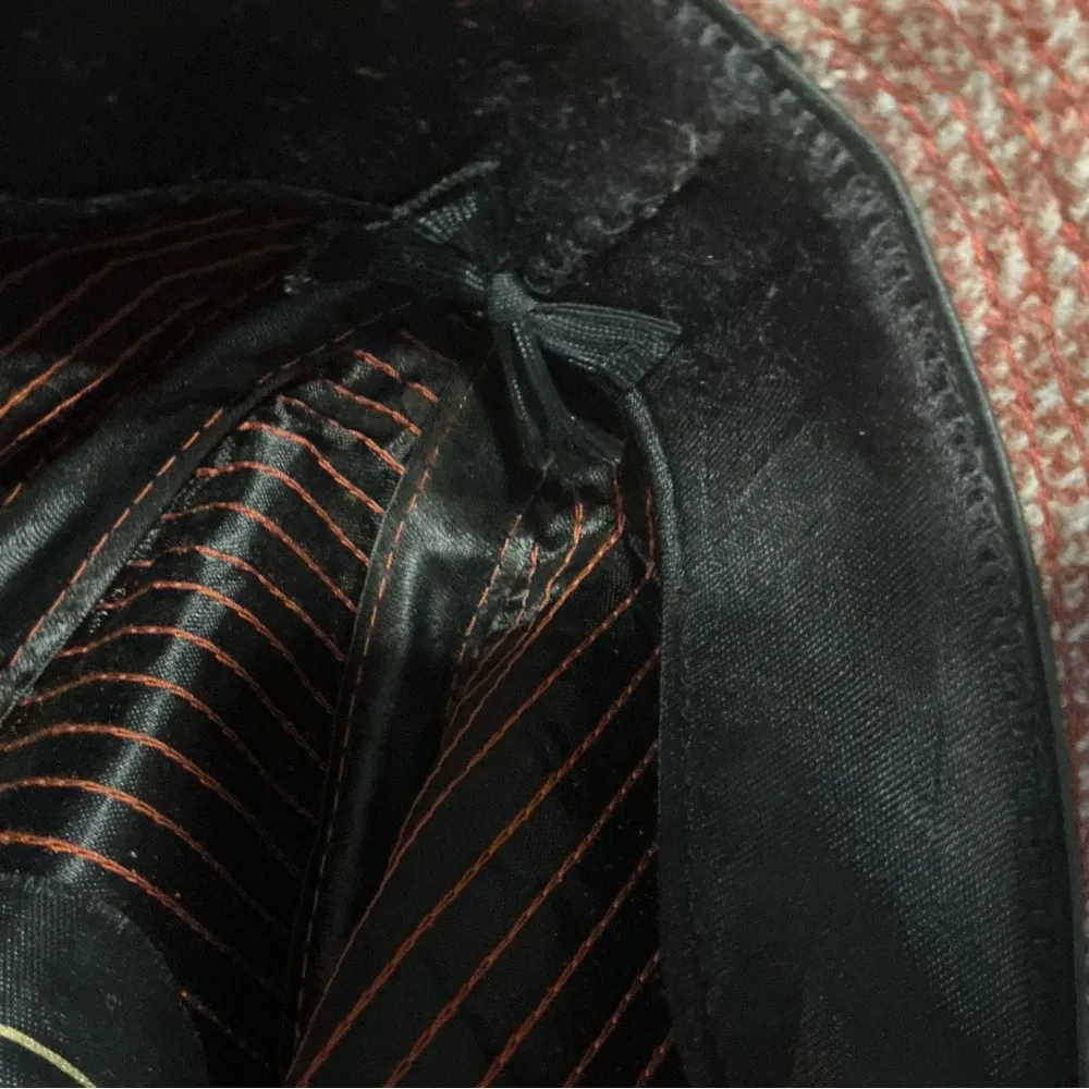 Vintage 80s Dobbs fifth Avenue fedora hat wool pink tweed size 7 1/2 Made in USA - Image 5