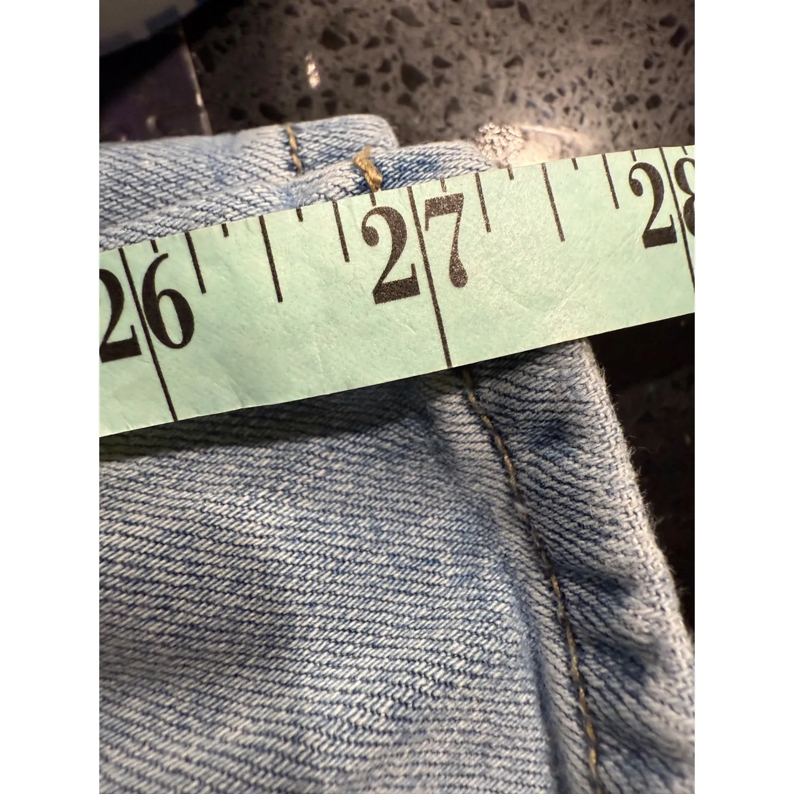 Pilcro and the Letterpress Slim Boyfriend Jeans Wash Size 29 Patched Distressed - Image 7