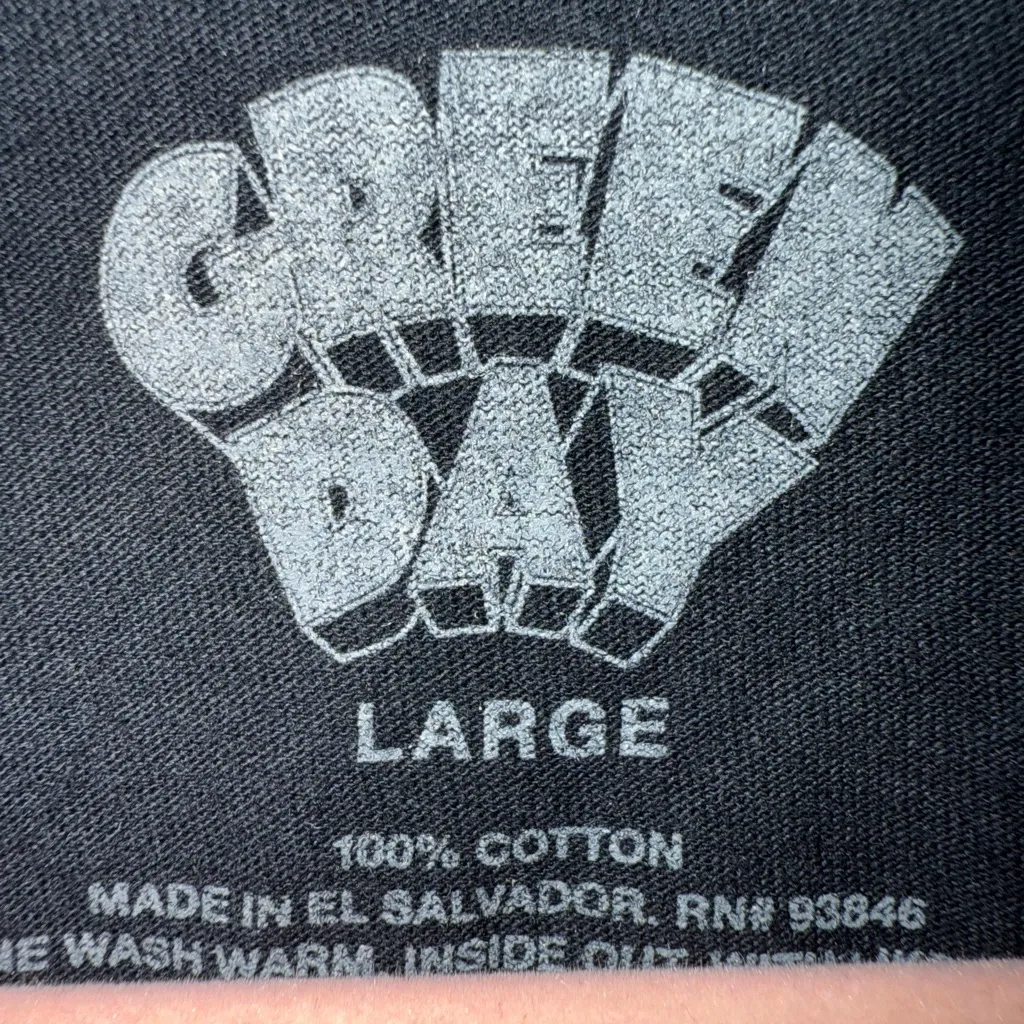 Green Day Black Graphic T - Image 2