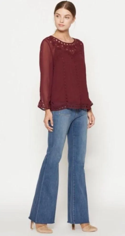 💕JOIE💕 Gaiane Embroidered Blouse - Image 3