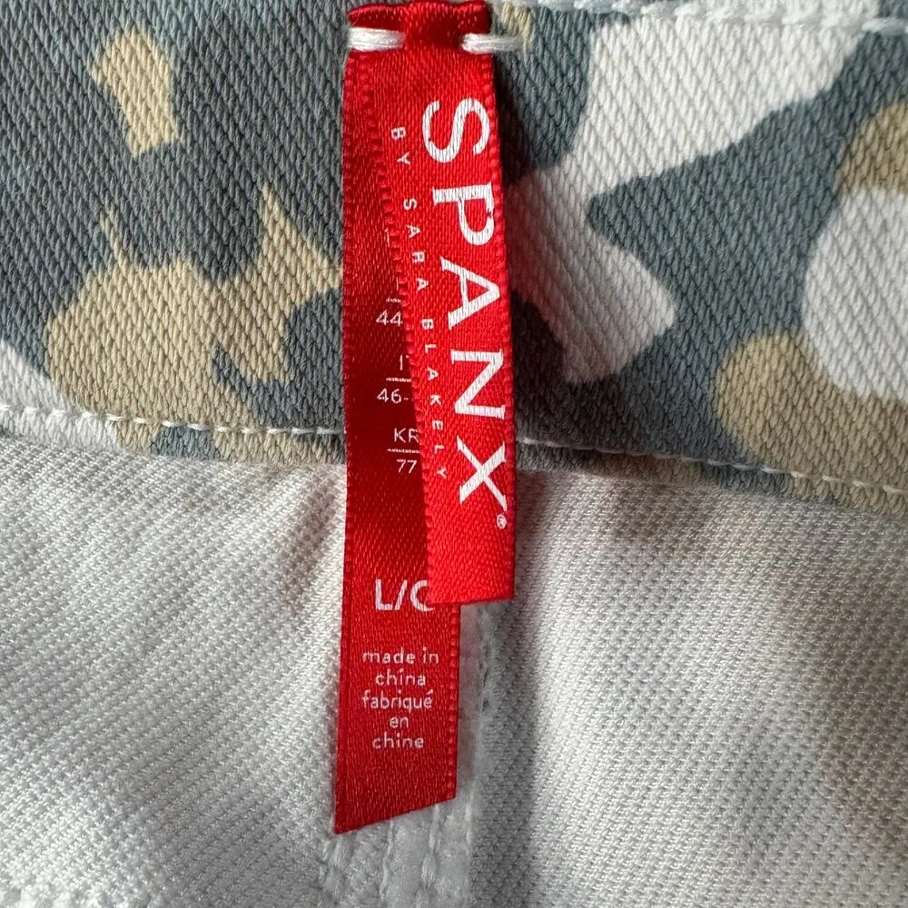 Spanx Large Jean-ish Ankle Leggings Jeans Pull-On Abstract Mid-Rise Stretch - Image 6