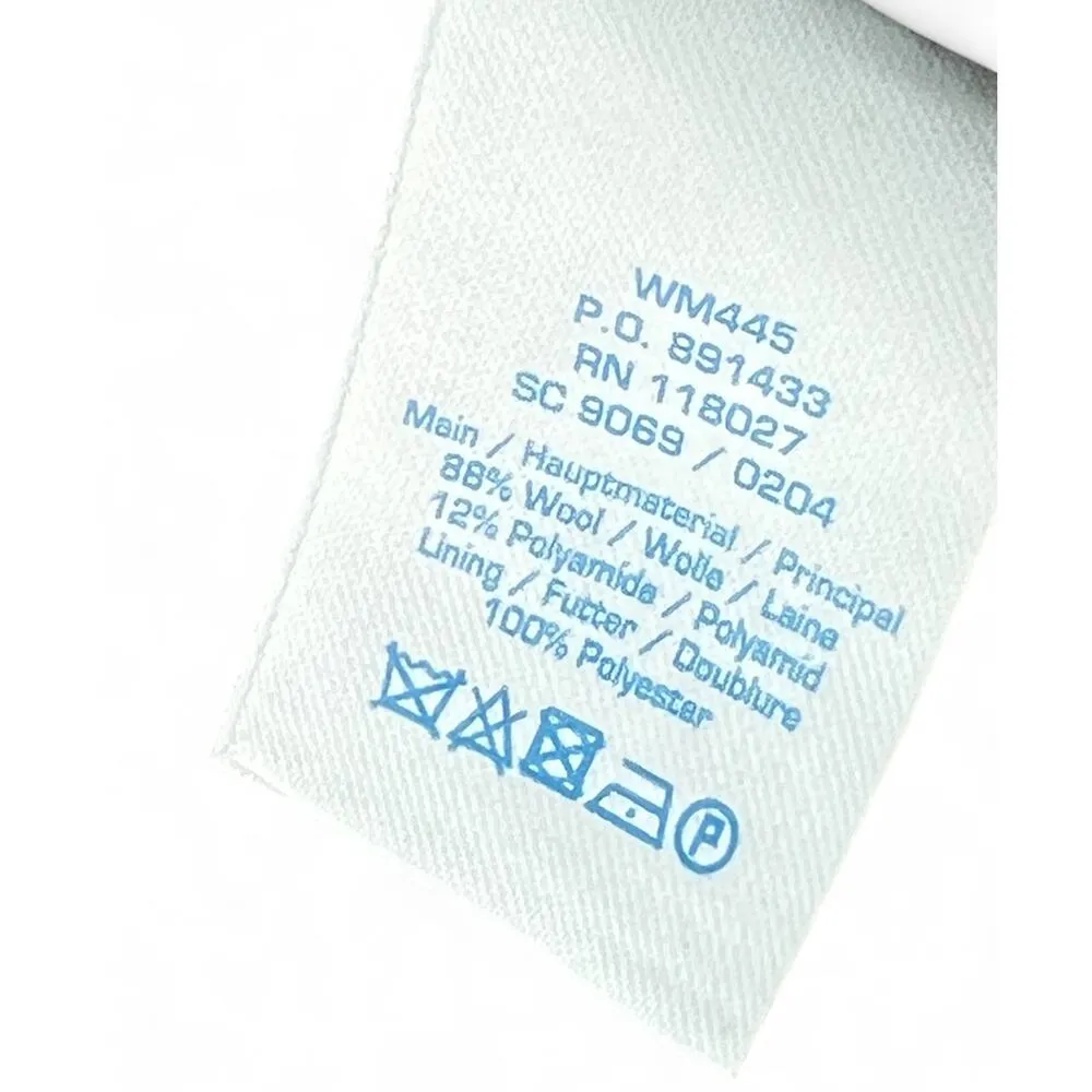 Boden | 10 Long | British Tweed Trousers Herringbone Boutique Boden Women Wool Black - Image 5