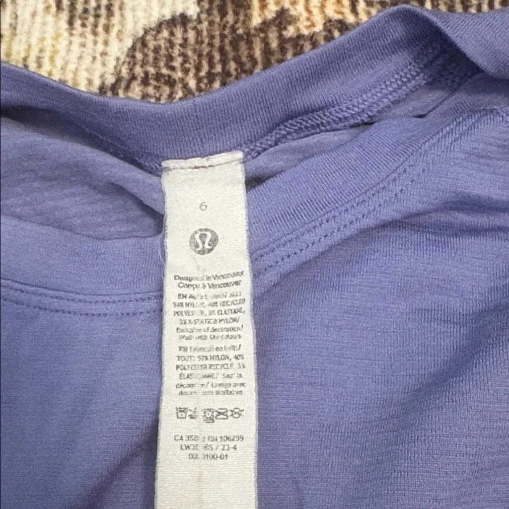 Purple Long Sleeve Swiftly Shirt - Image 2